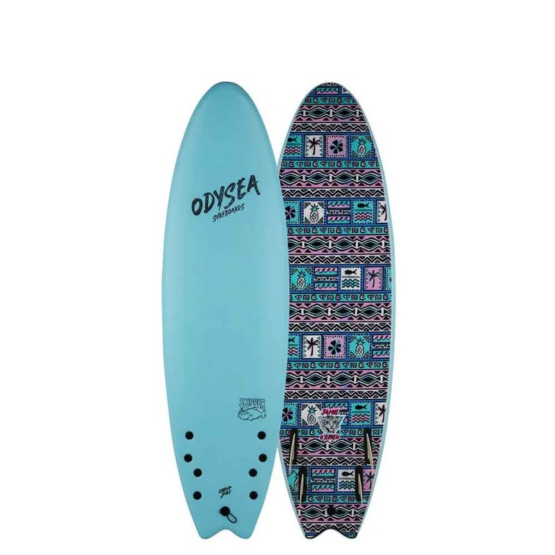 ODYSEA Skipper Pro Jamie O'Brien 6'6 Quad Soft Surfboard Sky