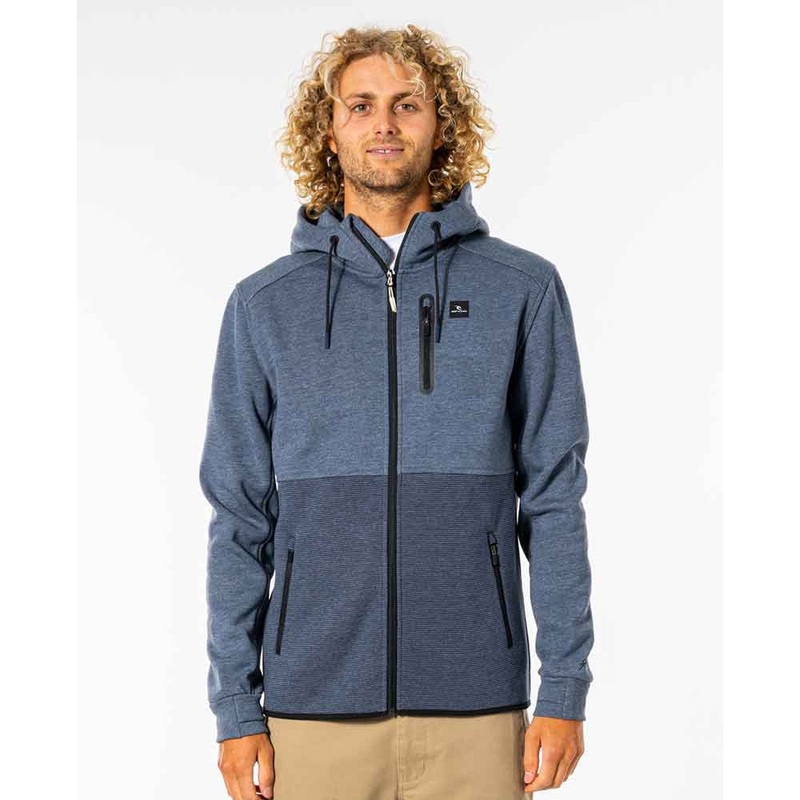 Rip Curl Anti Series Departed Zip Thru Hooded Fleece
