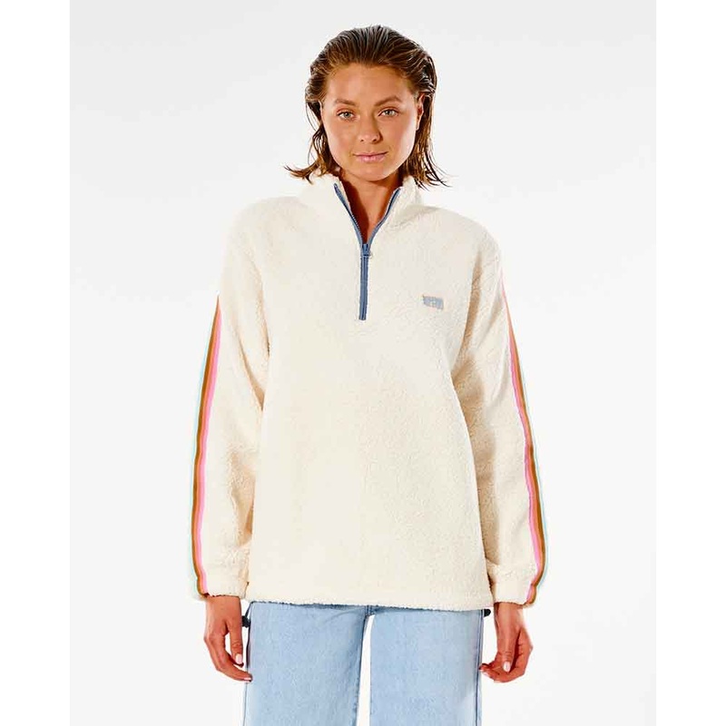 Rip Curl Womens Twin Fin 1/4 Zip Sweatshirt