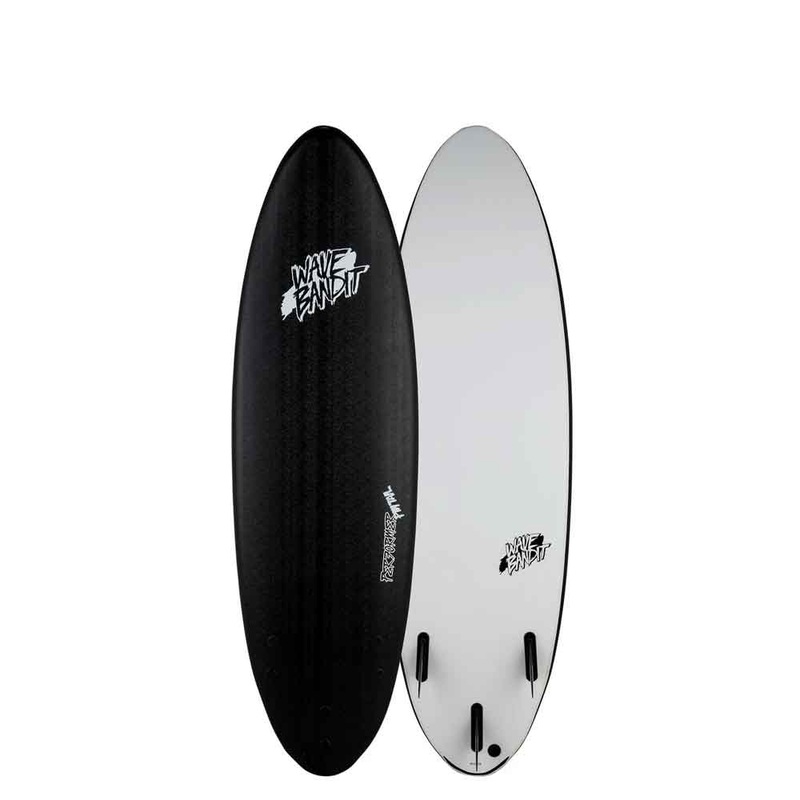 Wave Bandit Performer 6'4 Soft Surfboard - Black