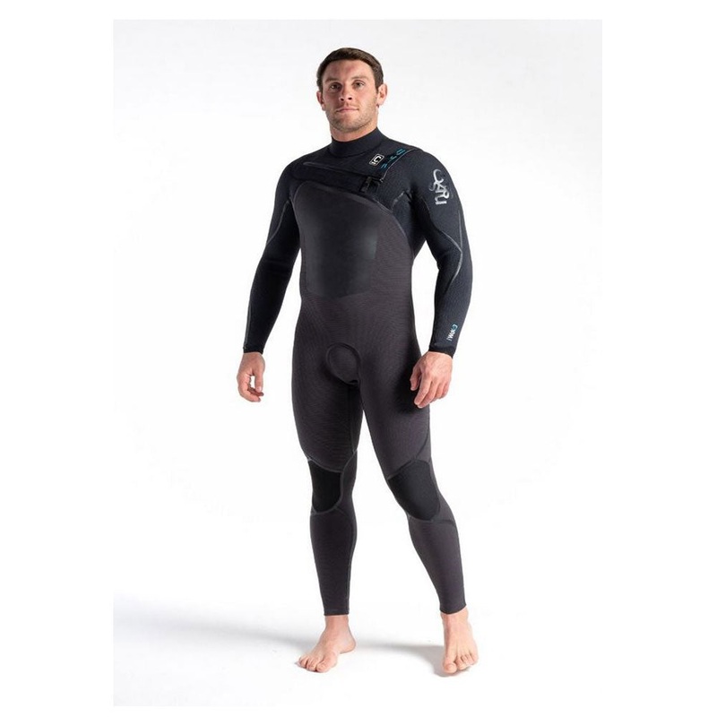 C-Skins Wired 4/3mm Chest Zip Full Wetsuit Meteor/Black