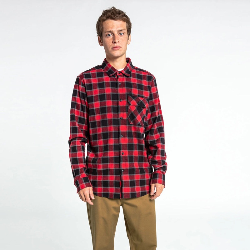 Volcom Shadows Flannel Long Sleeve Shirt