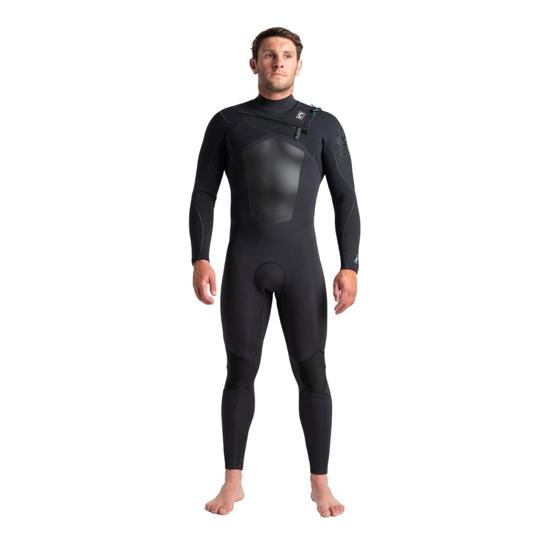 C-Skins ReWired 4/3mm CZ Wetsuit  - Anthracite/Black X/Ultra Cyan
