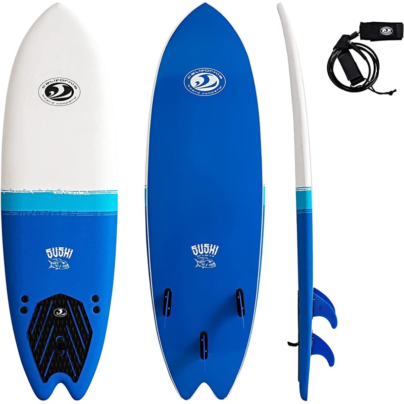 CBC 6'2 Soft Foam Fish Surfboard
