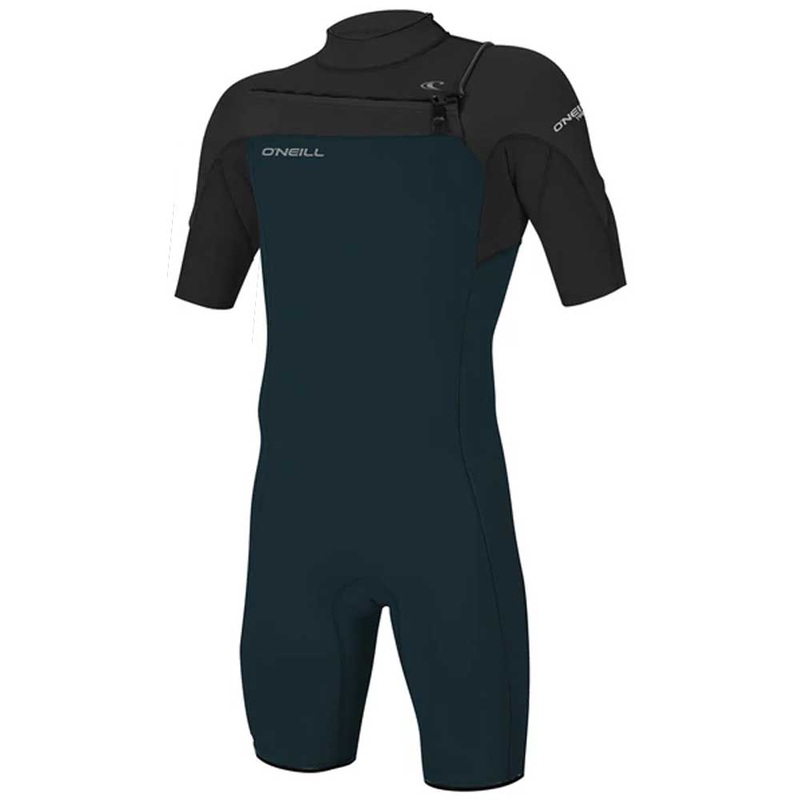 O'Neill Hammer 2mm Chest Zip Shortie Wetsuit  - Slate/Black/Black