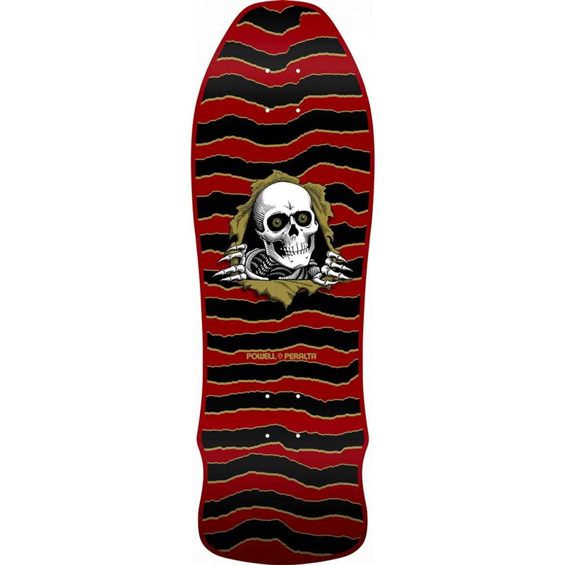 Powell Peralta Geegah Ripper Maroon Skateboard Deck