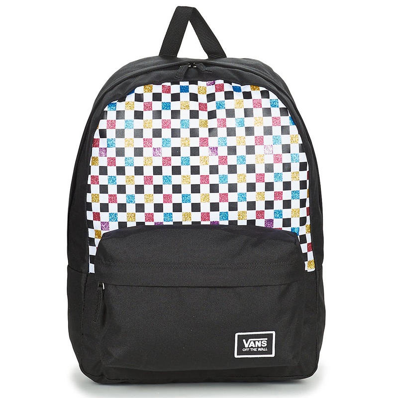 Vans Womens Glitter Check Realm Backpack