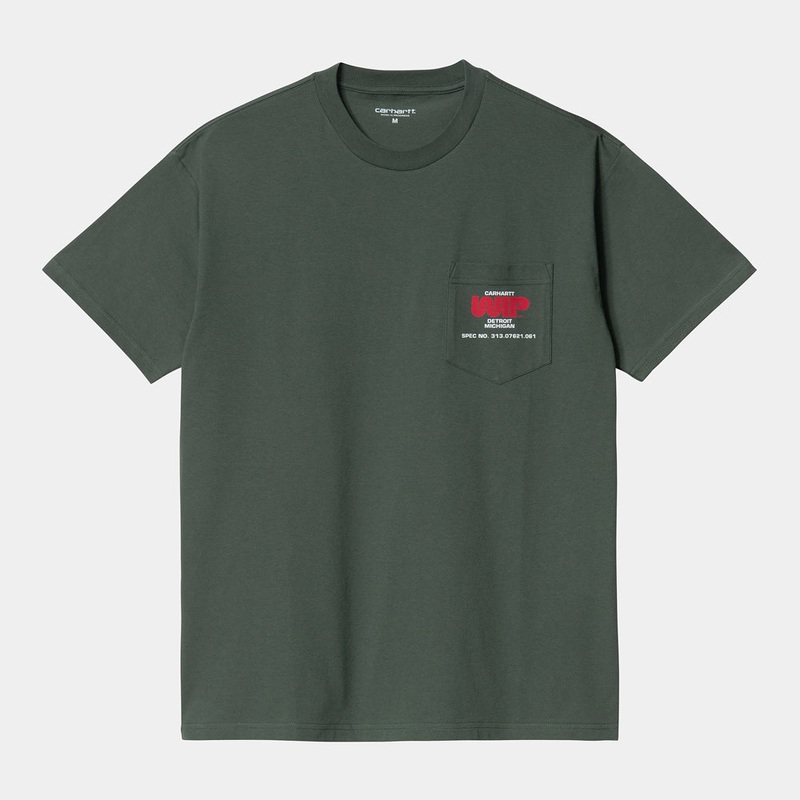 Carhartt WIP Worm Logo Pocket Short Sleeved T-Shirt