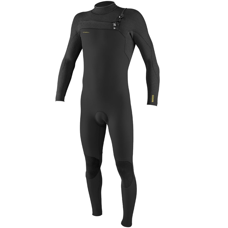 O'Neill Hyperfreak 4/3+mm Chest Zip Wetsuit  - Raven/Raven