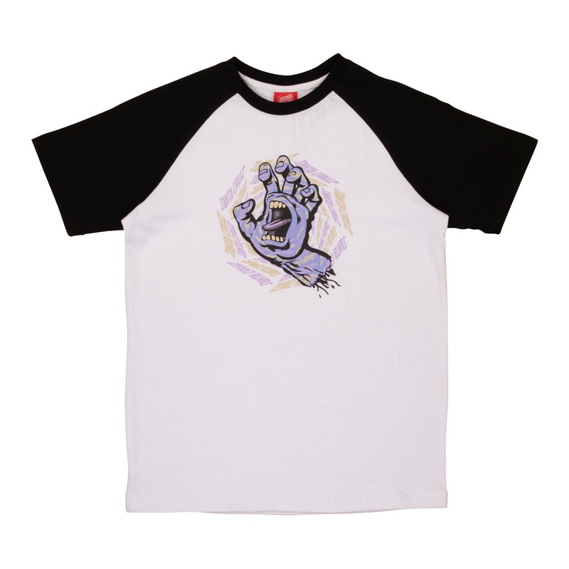 Santa Cruz Youth Spiral Strip Rag T-Shirt