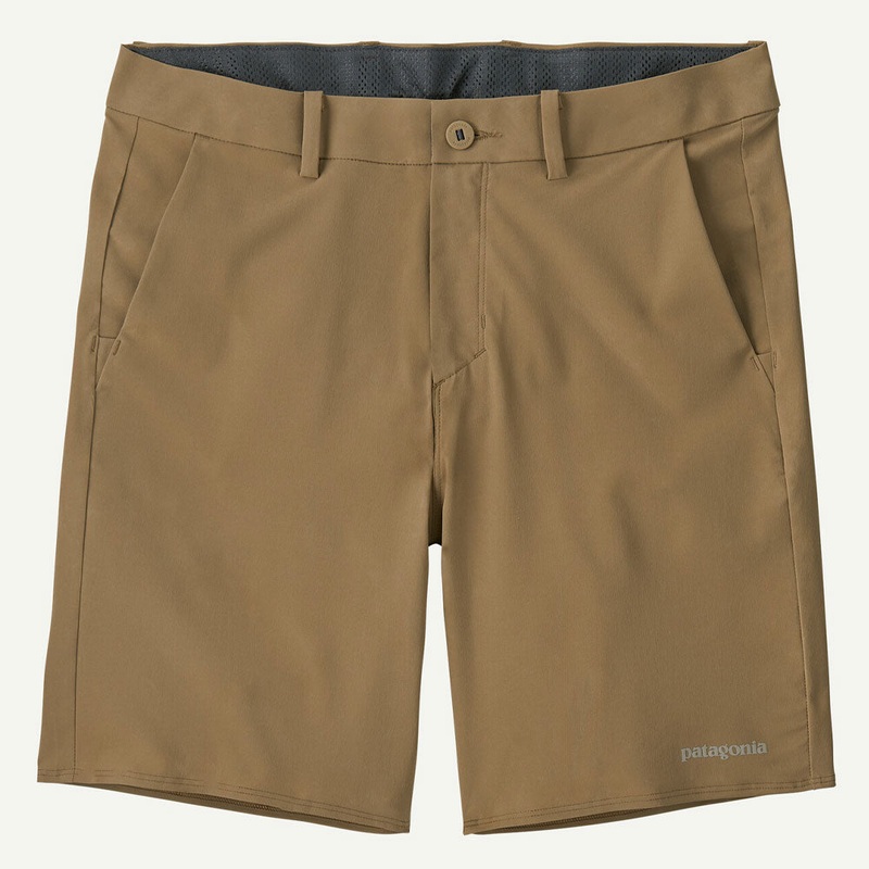 Patagonia Hydropeak Hybrid Walk Shorts - 18 - Slab Khaki