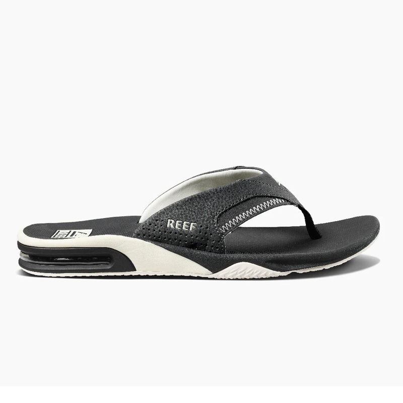 Reef Fanning Flip Flops  - Raven/White