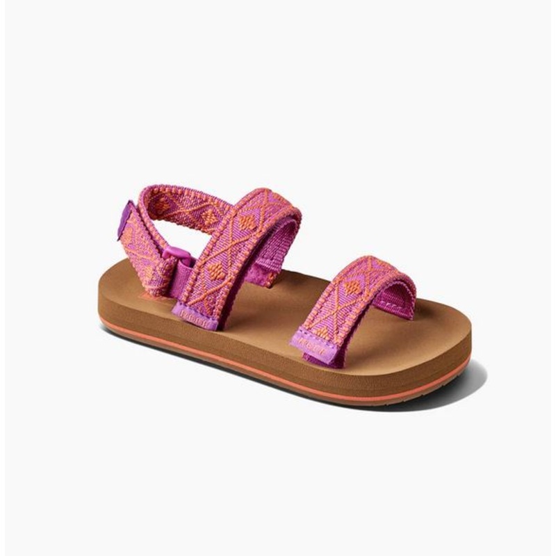 Reef Girls Little Ahi Convertible Sandals  - Fuchsia Coral