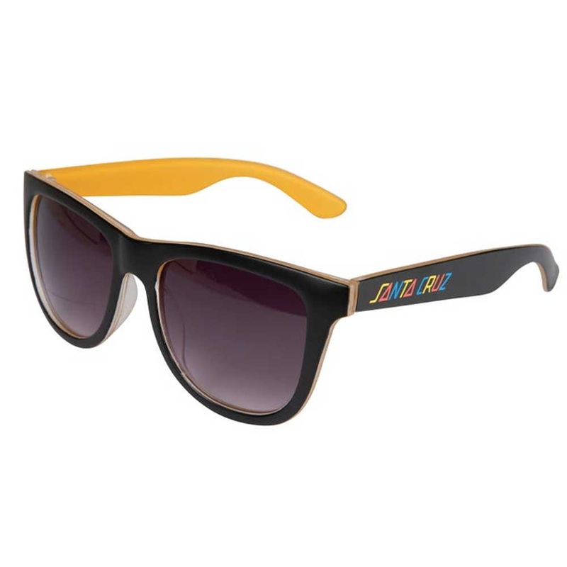 Santa Cruz Strip In Colour Sunglasses - Black/Mango