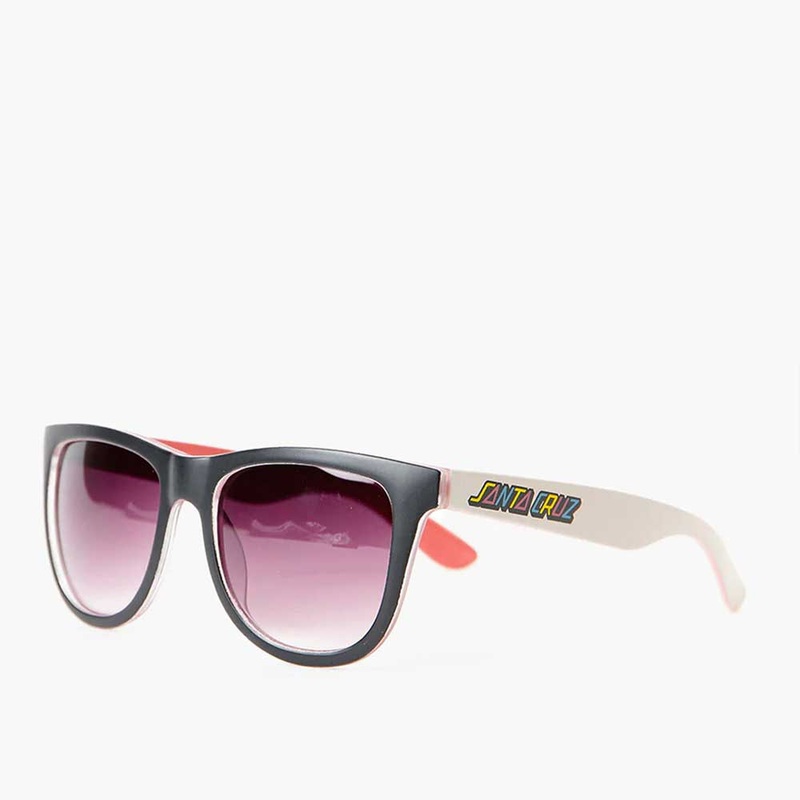 Santa Cruz Strip In Colour Sunglasses - Grey/Burgundy