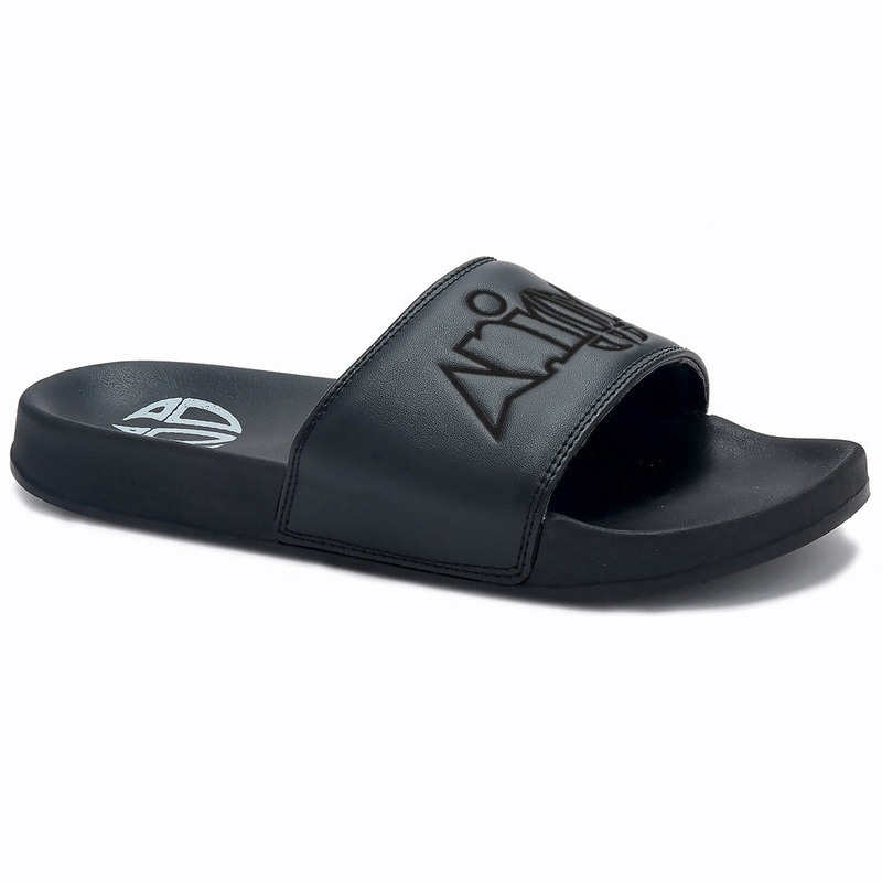 Animal Slyde Sandal  - Black