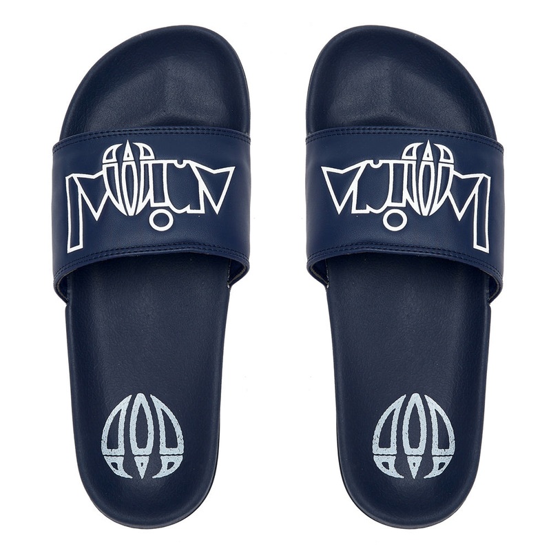Animal Slyde Sandal  - Indigo Blue