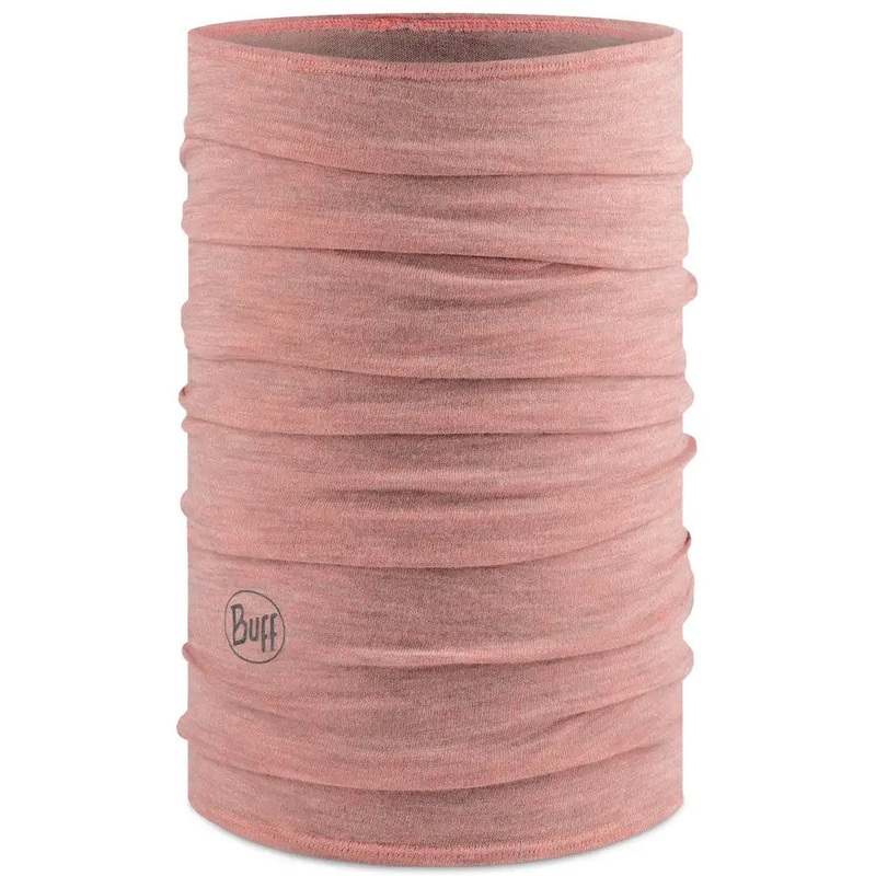 Buff Merino Midweight Face Mask / Neck Warmer - Rosewood