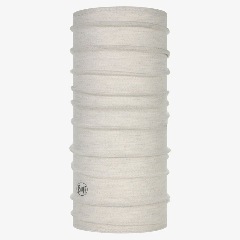 Buff Merino Wool Buff Solid Neck Warmer - Cloud