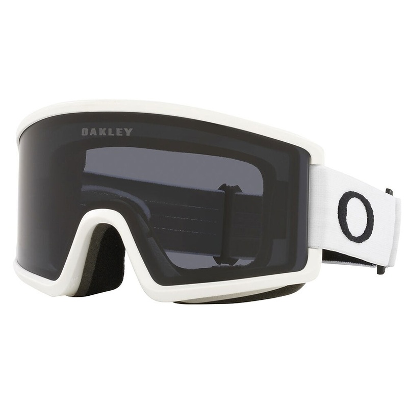 Oakley Target Line L Snow Goggles - White With Dark Grey Lens