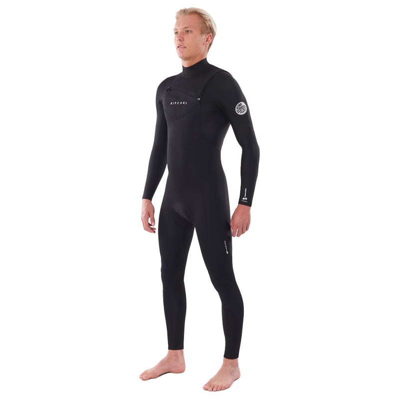 Rip Curl Dawn Patrol Performance 3/2mm Chest Zip Wetsuit Black
