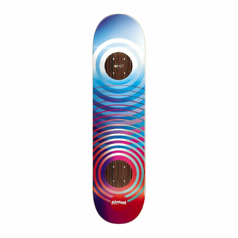 Almost - Skateboard - Deck Only - New Pro Gradient Rings - Impact (Size 8,125)