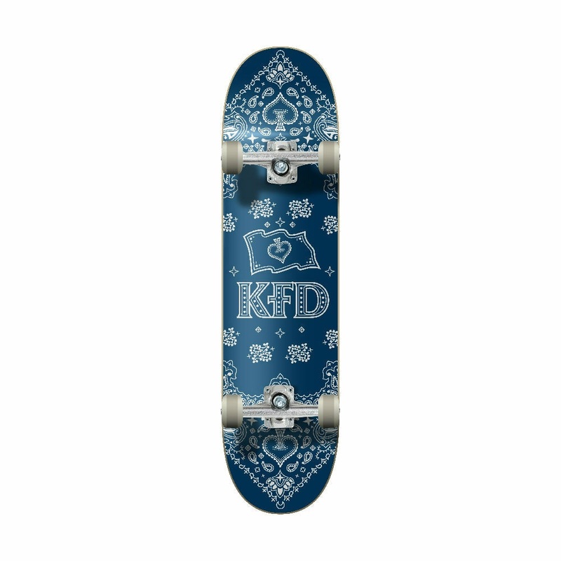 KFD - Skateboard - Complete - Bandana - Navy (Size 7,75)