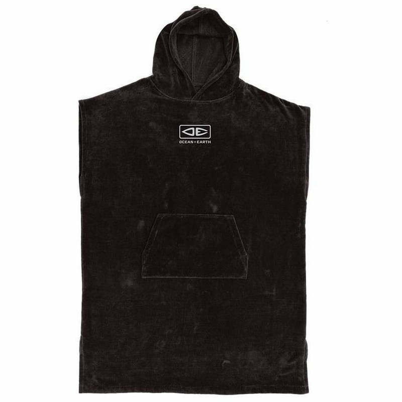 Ocean and Earth - Poncho Corp Hooded