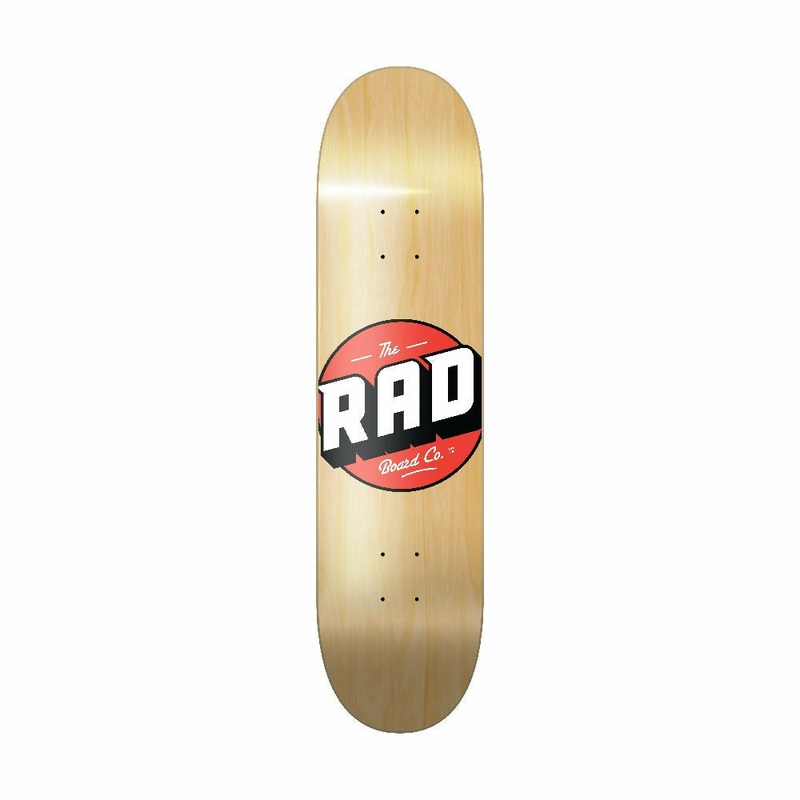 Rad - Skateboard - Deck Only - Logo Deck Only Blank (Size 8,125)