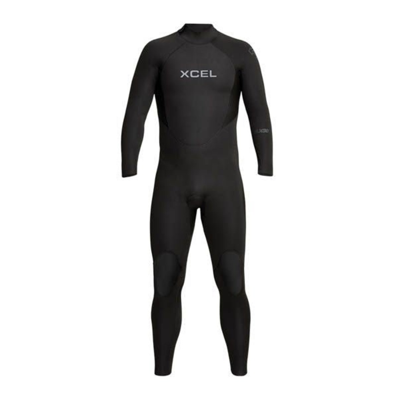 XCEL Mens Axis Back Zip 4/3mm
