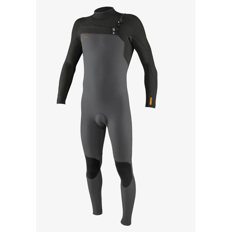 O'NEILL HYPERFREAK 3/2 + MM CHEST ZIP SMOKE RAVEN