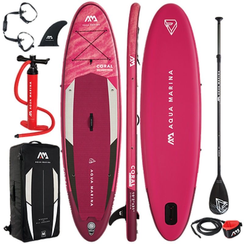 Aqua Marina - Coral 10'2" SUP + Paddle