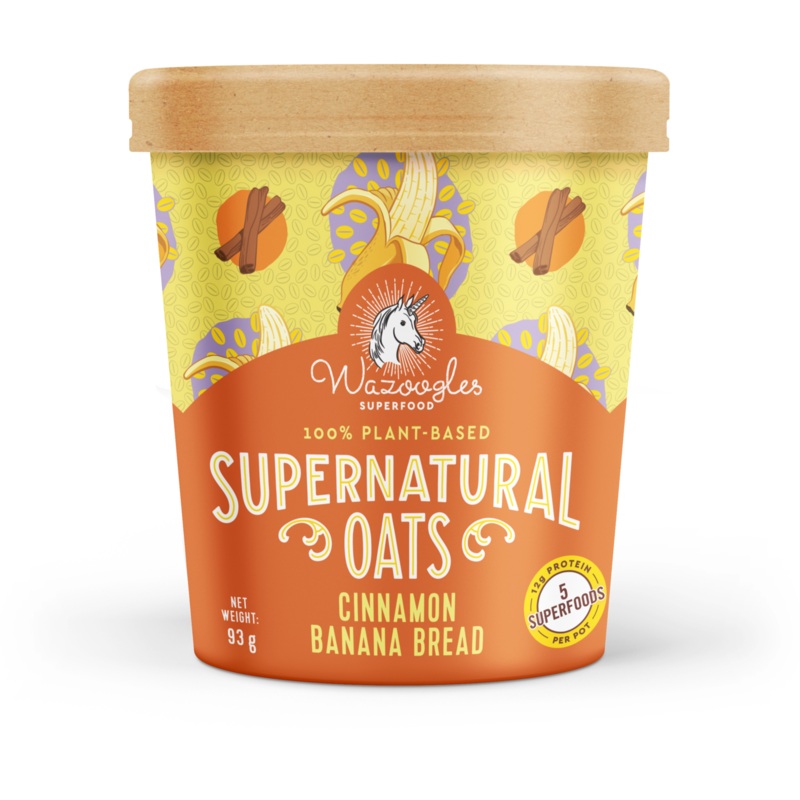 Wazoogles - Supernatural Oats - Cinnamon Banana Bread