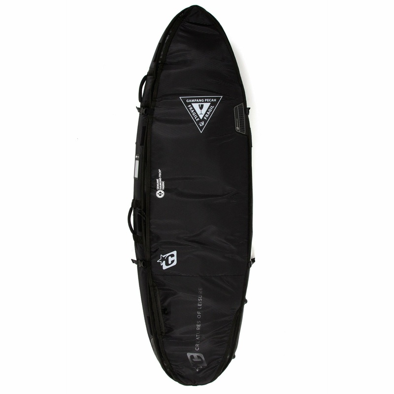 Creatures of Leisure - Shortboard Quad Coffin : Black Charcoal