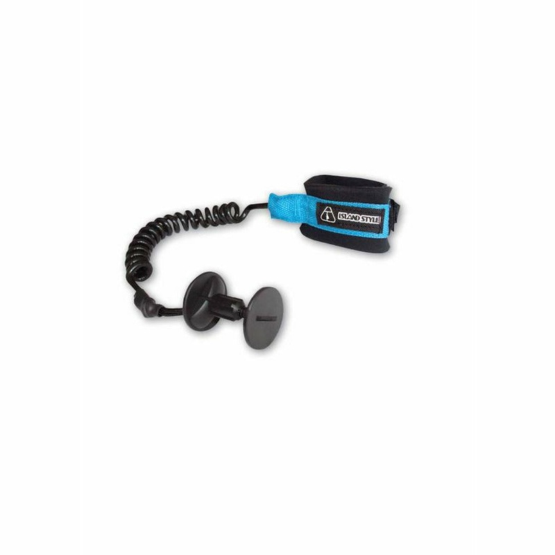Island Style - Runner Da Leash 6.5Mm Medium Coiled Bicep Leash (With Lug & Screw)