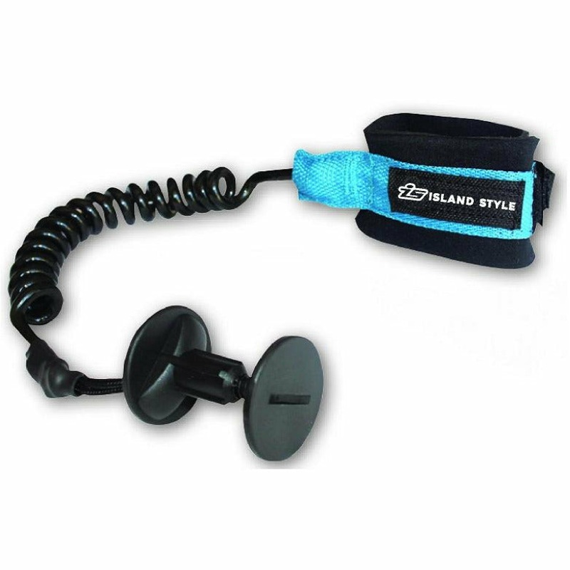 Island Style - Runner Da Leash 6.5Mm Small Coil Wrist Leash (With Lug & Screw) - Mixed Coloured Cord