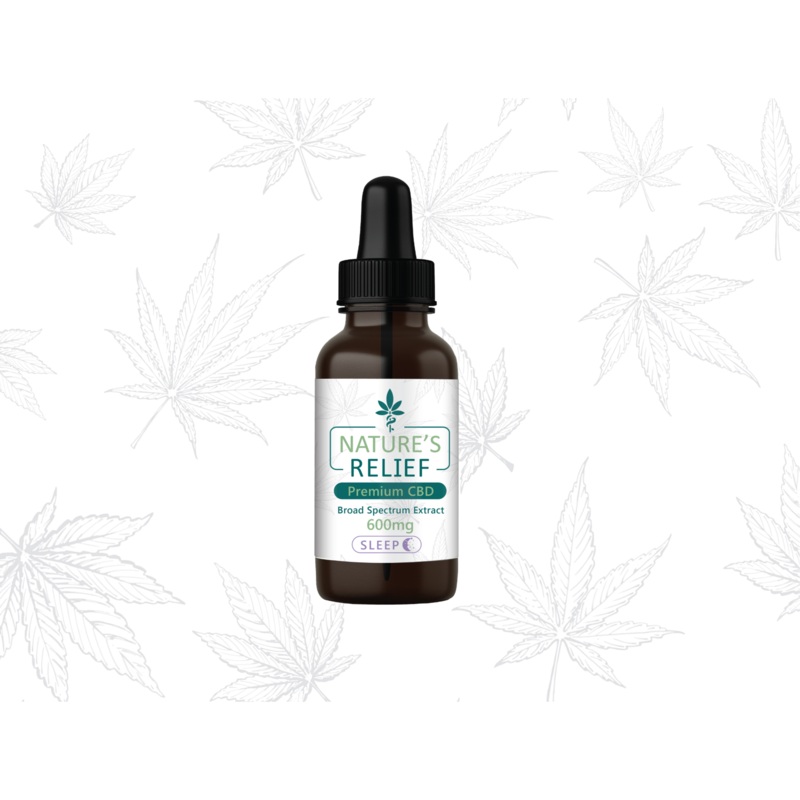 Natures Relief - CBD Sleep Drops - Broad Spectrum - 600mg / 30ml