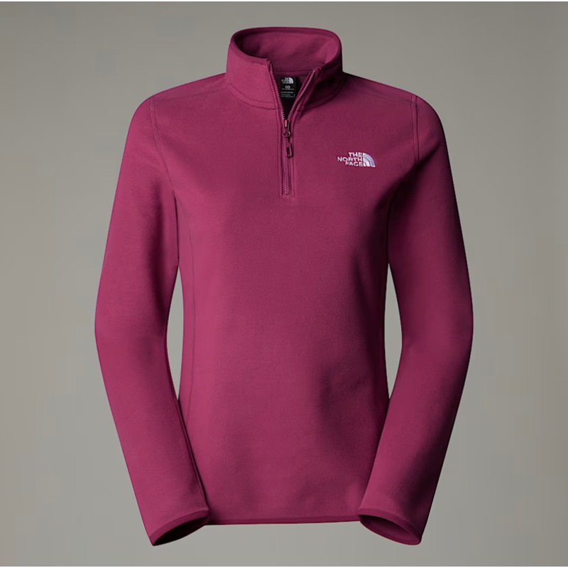 THE NORTH FACE - WOMEN 100 GLACIER 1/4 ZIP