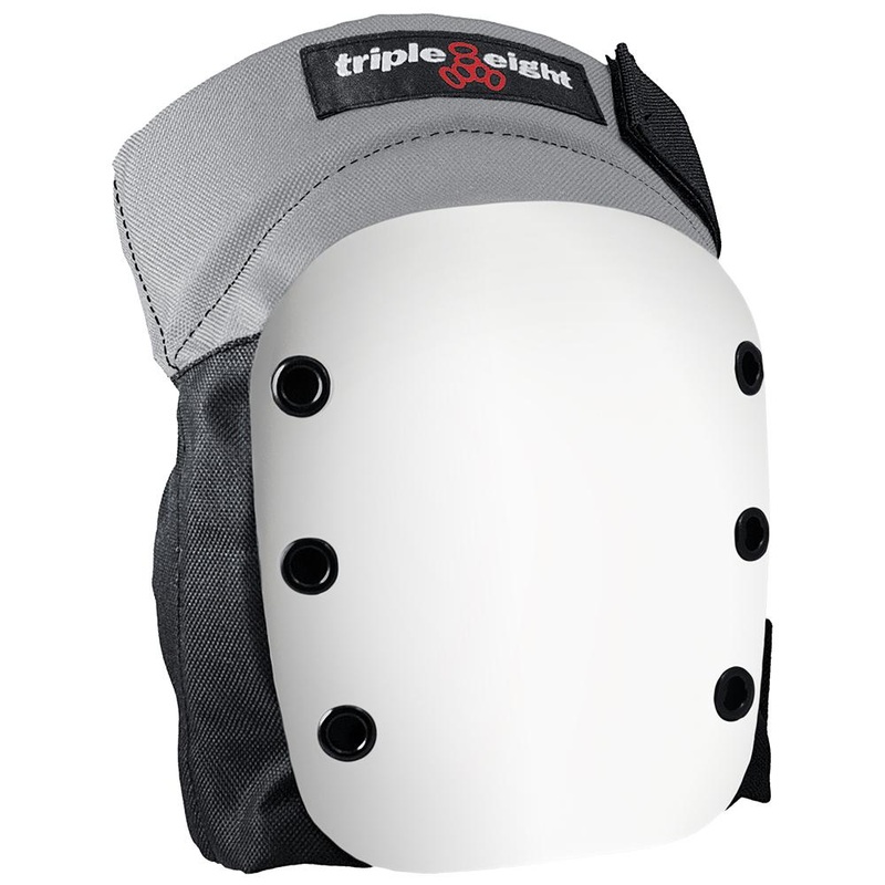 Triple8 Street Knee - Grey With White Cap