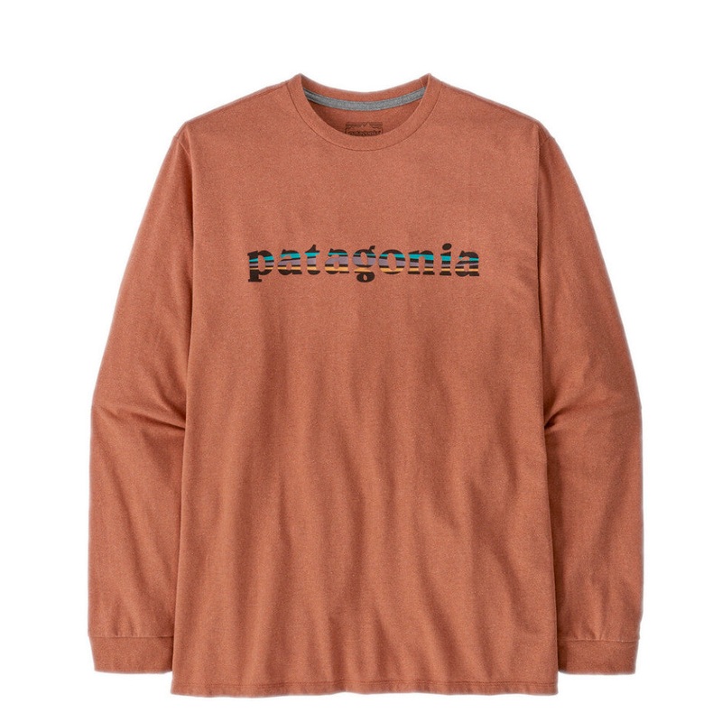 PATAGONIA 73 TEXT LOGO LS 22496