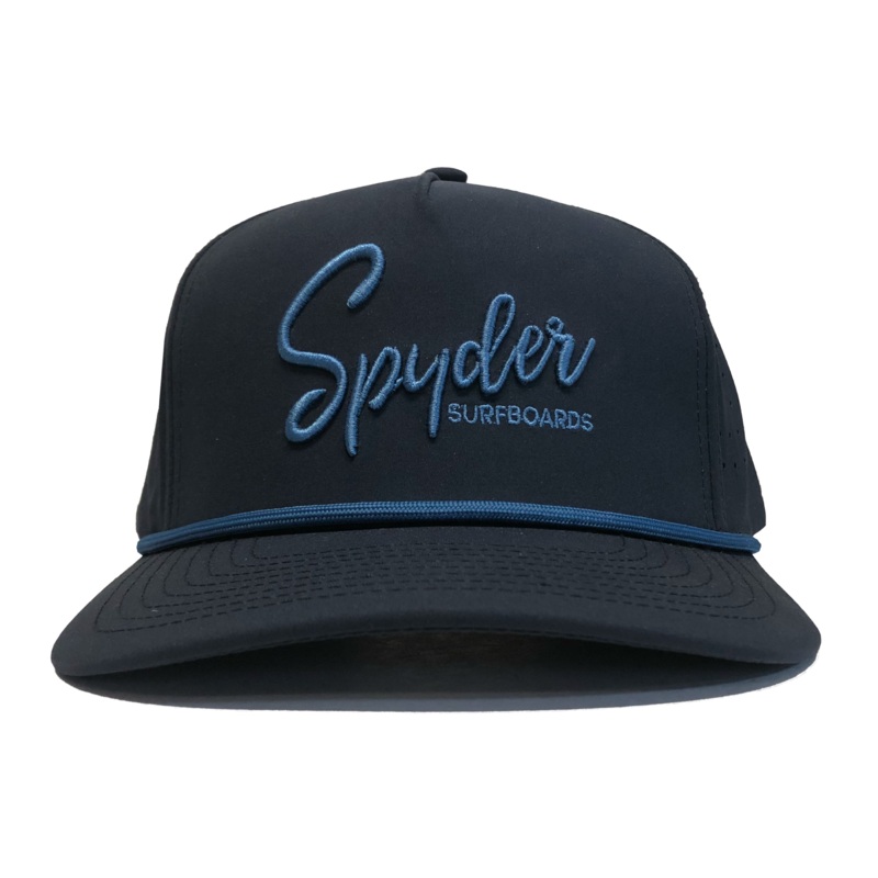 SPYDER SURFBOARDS SCRIPT PUFF EMBROIDERED HAT