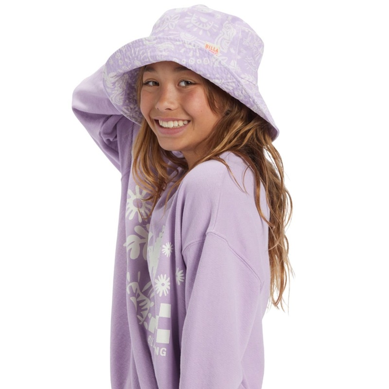 Billabong Girls Bucket List Hat in Peaceful Lilac