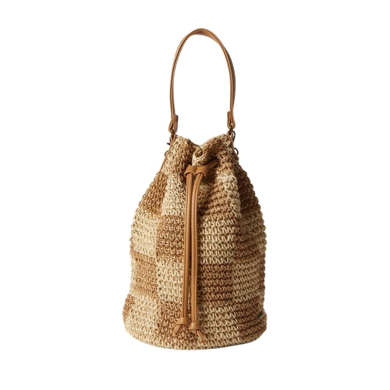 Billabong Travel More Straw Bag in Natural