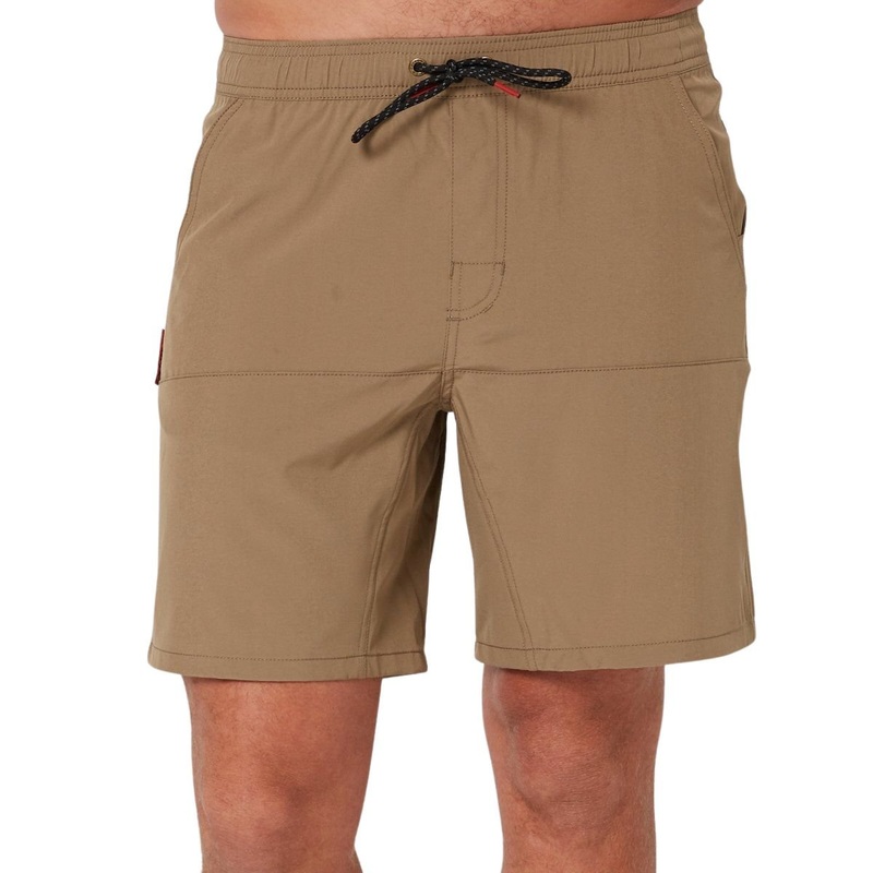 Follow All Day Shorts in Deep Taupe