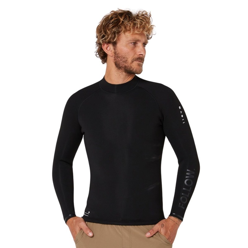 Follow P1 2mm Wetty Top in Black