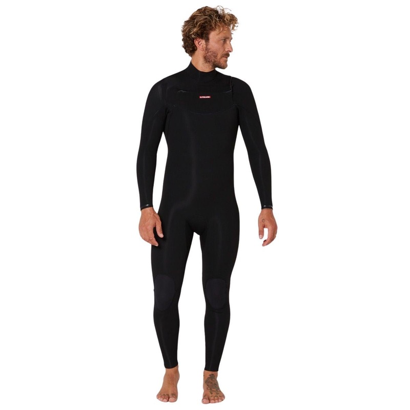 Follow P1 3/2mm Steamer Full Wetsuit in Black