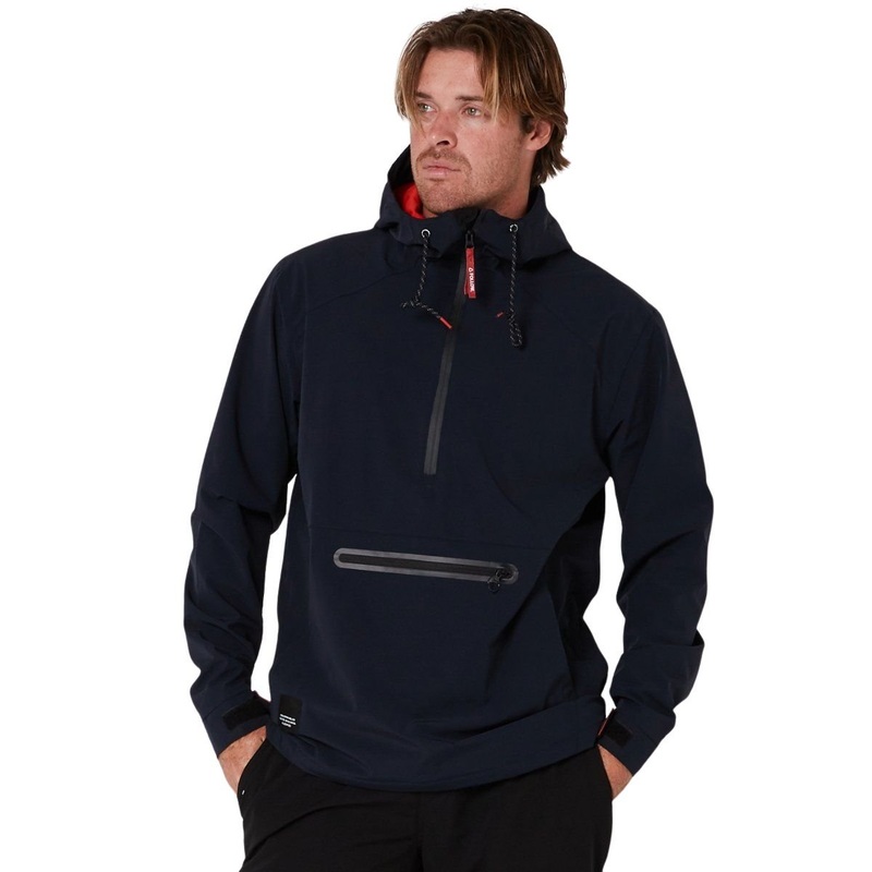 Follow Spray Anorak in Black