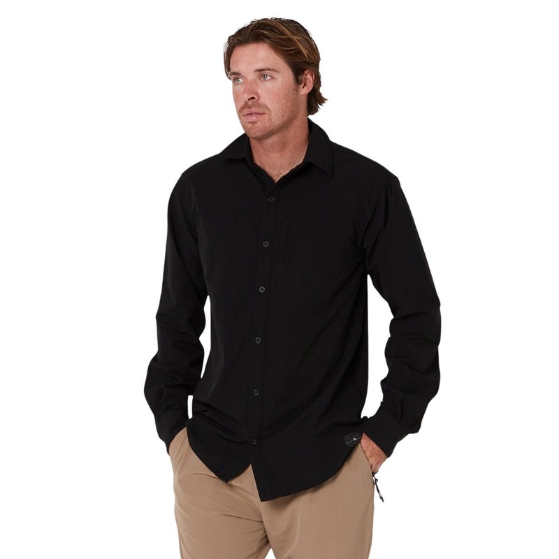 Follow Sun Shirt Long Sleeve in Black