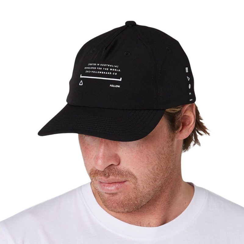 Follow Tested Cap in Black