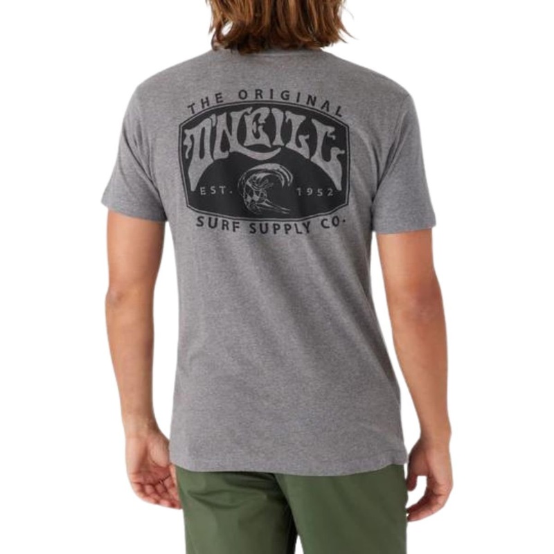 O'Neill Spiked Tee in Heather Grey